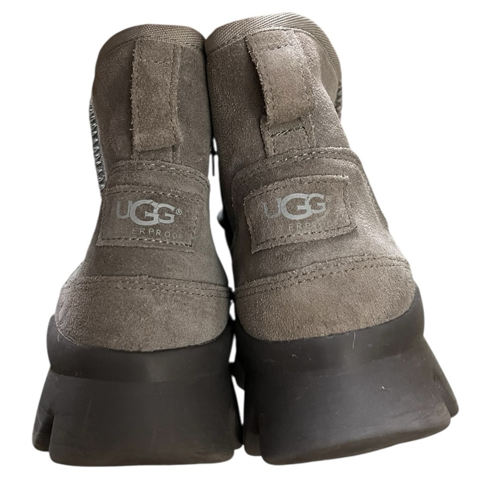 Ugg Palomar gray suede waterproof sneaker bootie - Picture 5 of 10